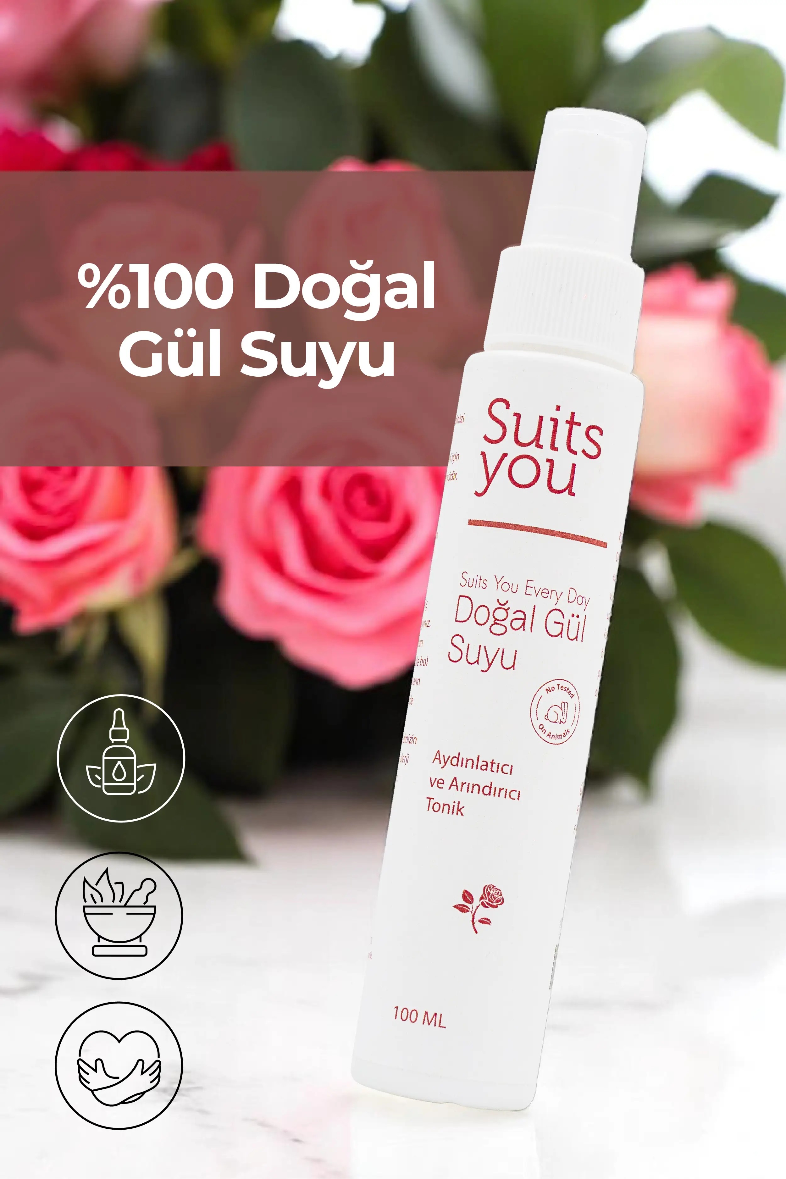 Suits You Doğal Gül Suyu