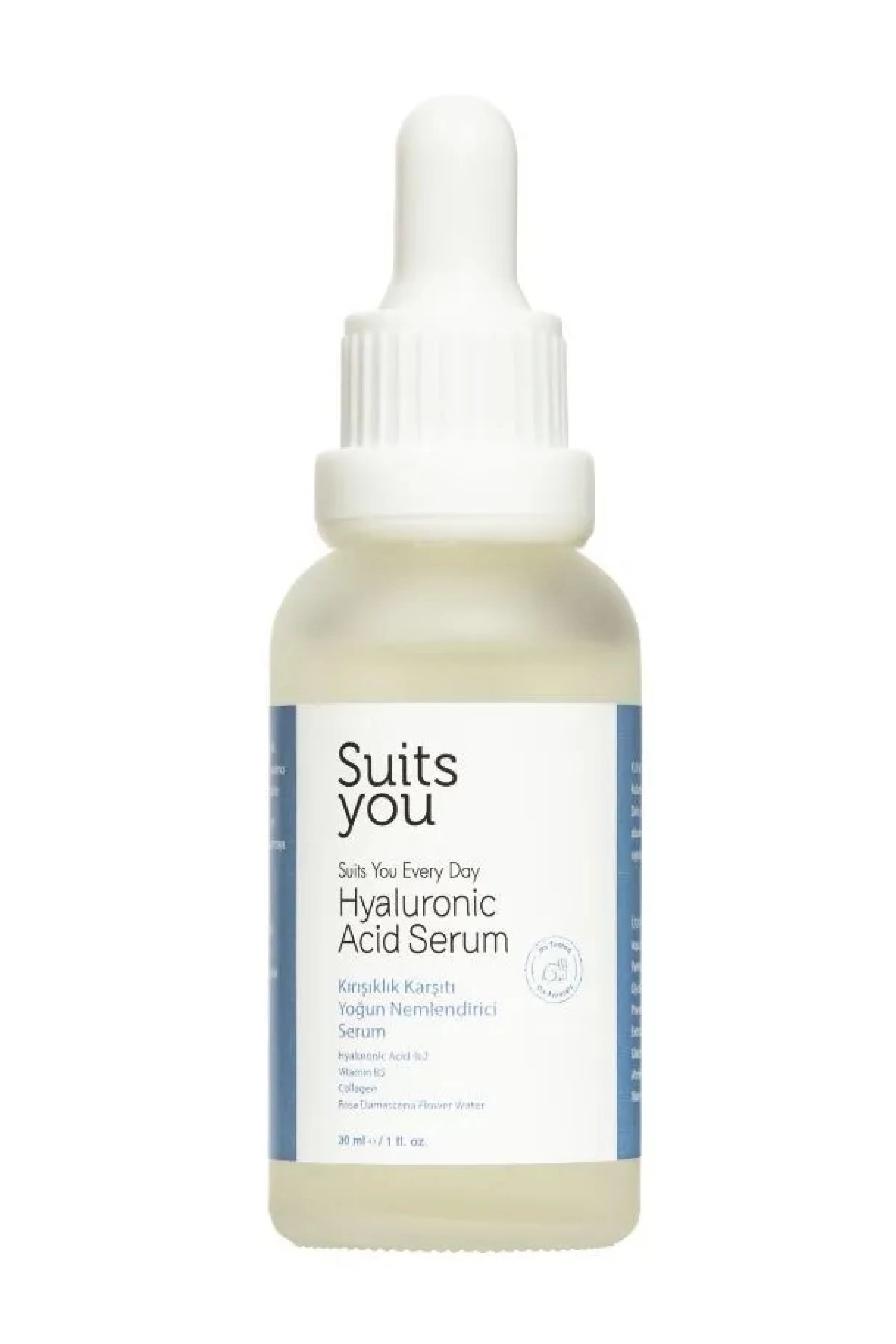 Hyaluronic Acid B5 Kırışıklık Karşıtı, Dolgunlaştırıcı, Yoğun Nemlendirici Serum 30 ml