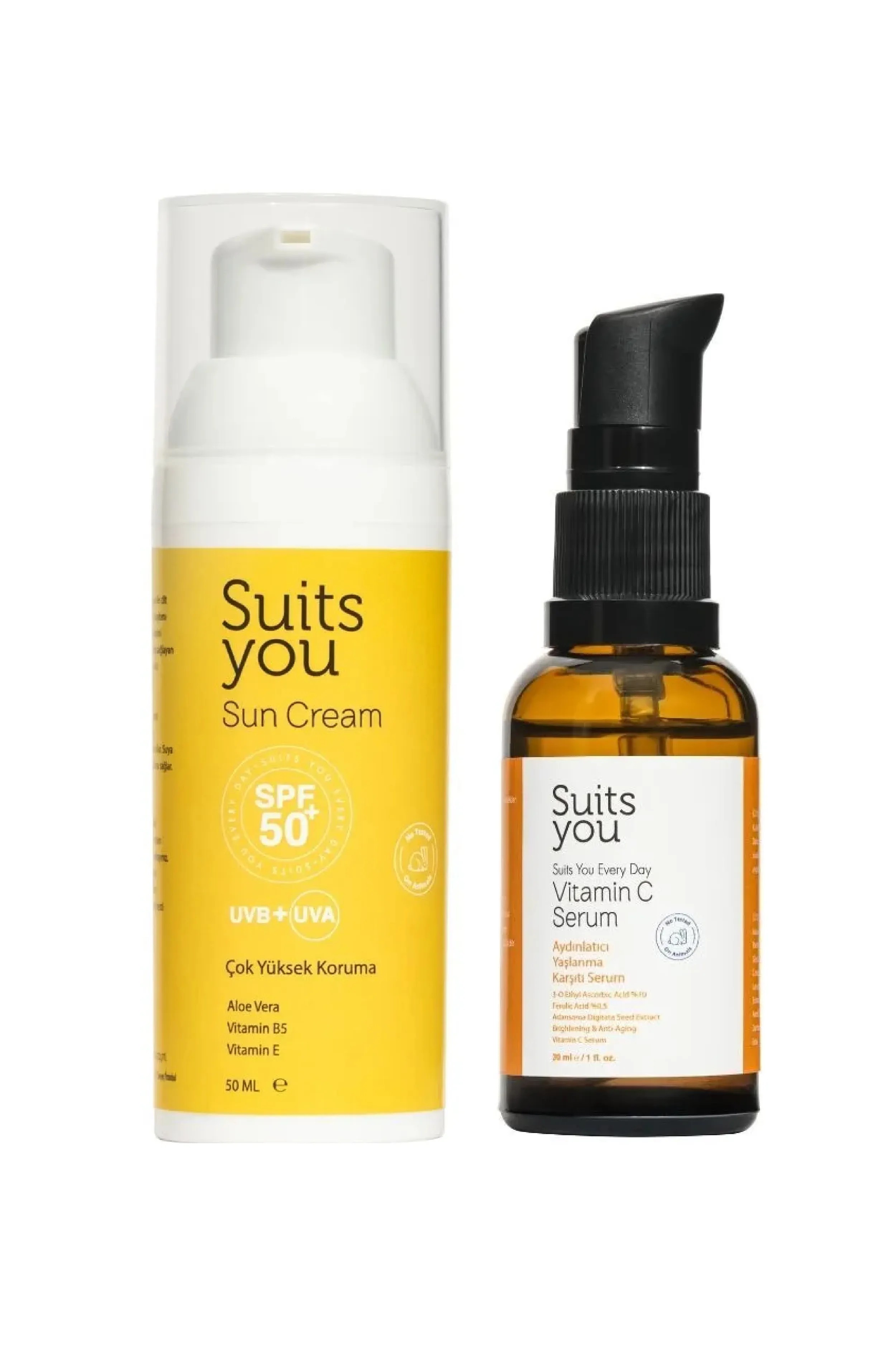 Suits You Yüksek Korumalı Leke Karşıtı İkili Bakım Seti 