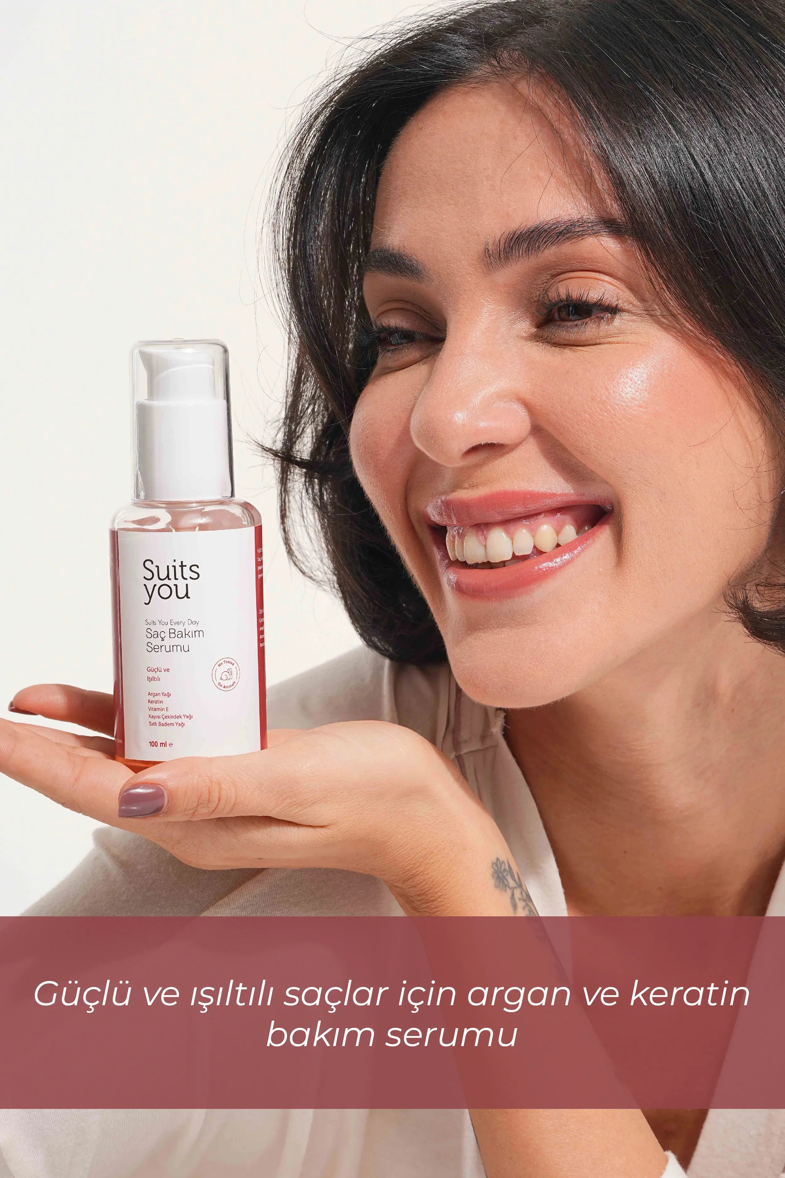 Saç Bakım Serumu | Argan&Keratin  100 Ml
