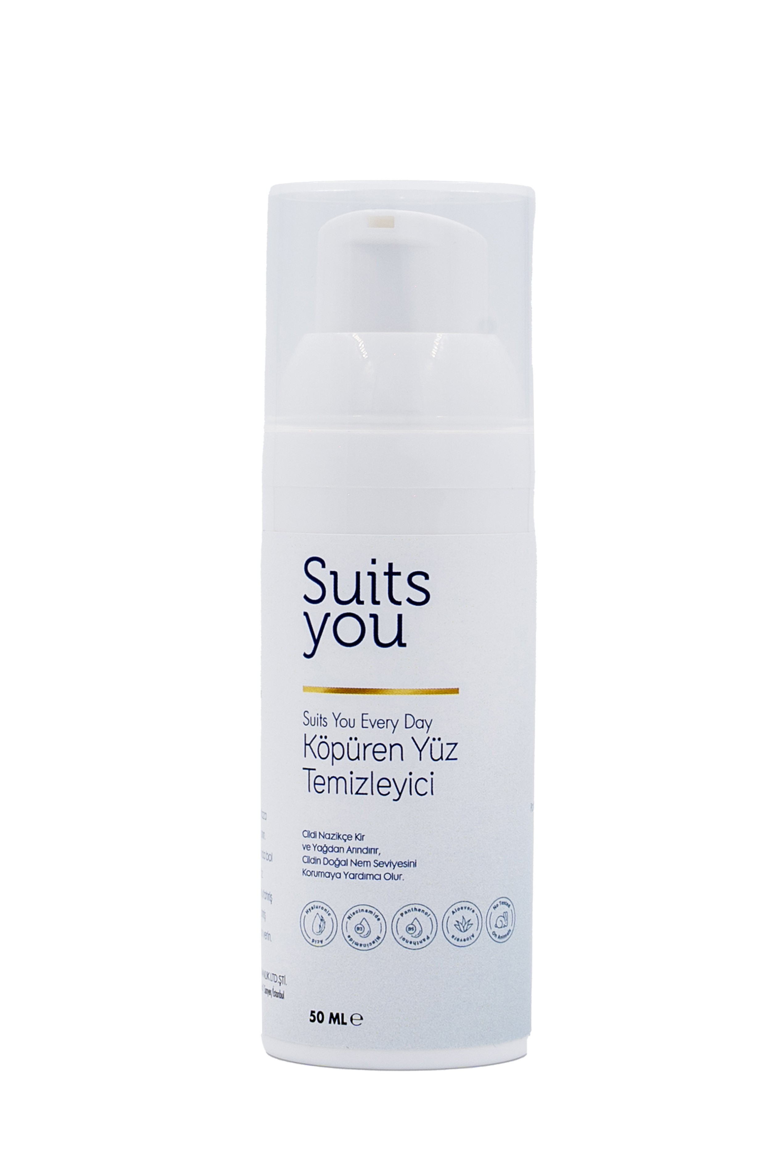 Köpüren Yüz Temizleyici –  Arındırıcı Köpüren Yüz Temizleyici 50 ML