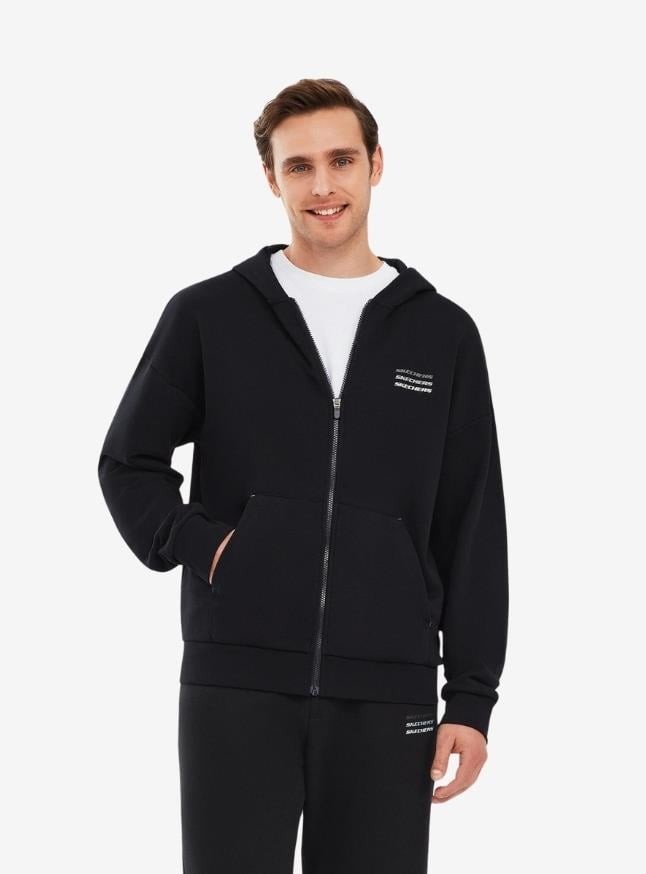 Essential M Full Zip Hoodie Sweatshirt