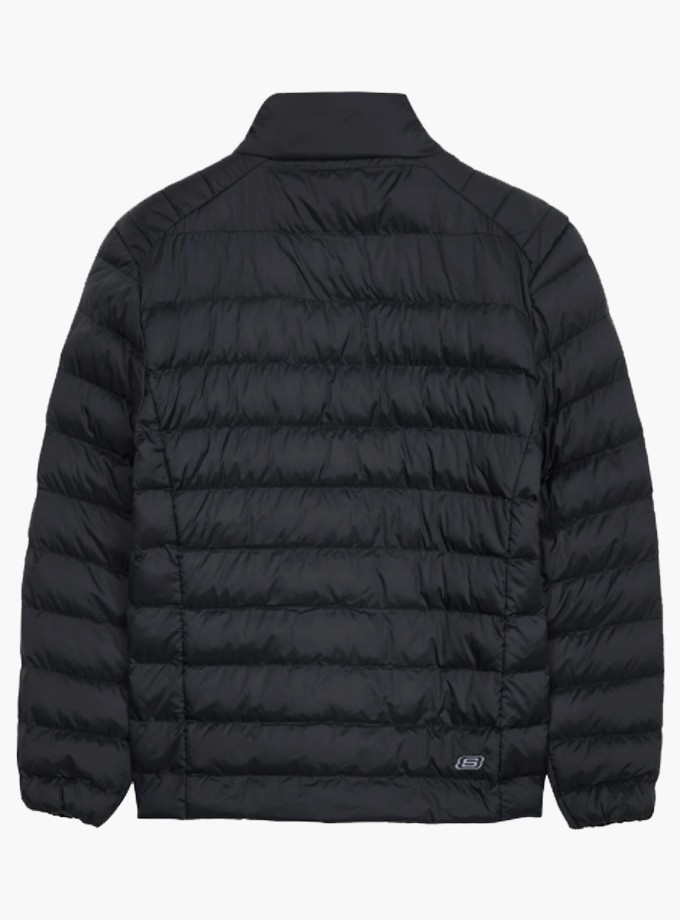 Skechers Padded Jacket Kadın Siyah Mont S231240-001