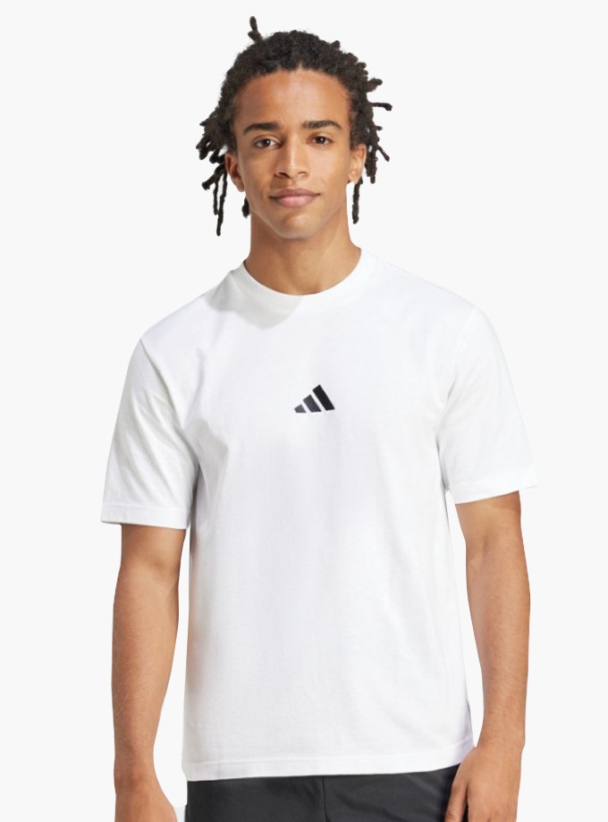 adidas Essentials Small Logo Single Jersey Erkek T-Shirt JF1092