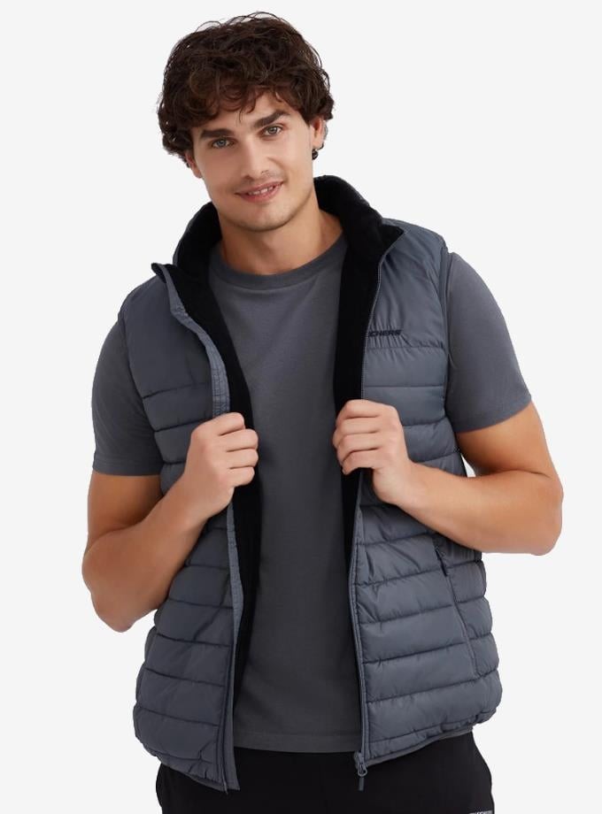 Skechers M Outerwear Padded Vest Erkek Yelek