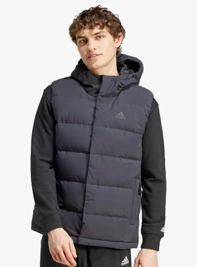 adidas Helionic Hooded Down Erkek Yelek IX8113 | Samuray Sport