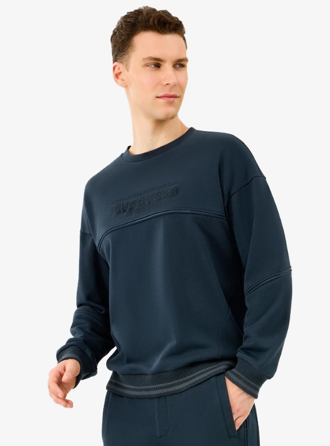 Skechers S2520229-3817 M Crewneck Erkek Sweatshirt 