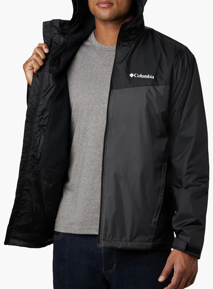 Columbia XM0676 Glennaker Sherpa Lined Erkek Siyah Yağmurluk