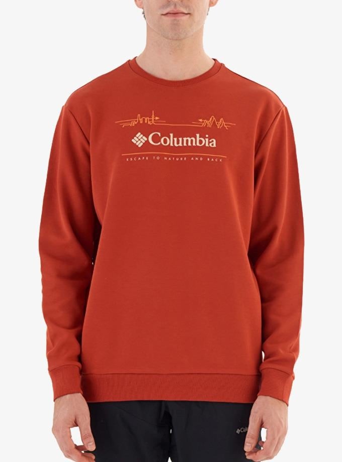 Columbia Cs0329 Csc M Nature And Back Crew Sweatshirt Erkek Sweatshirt