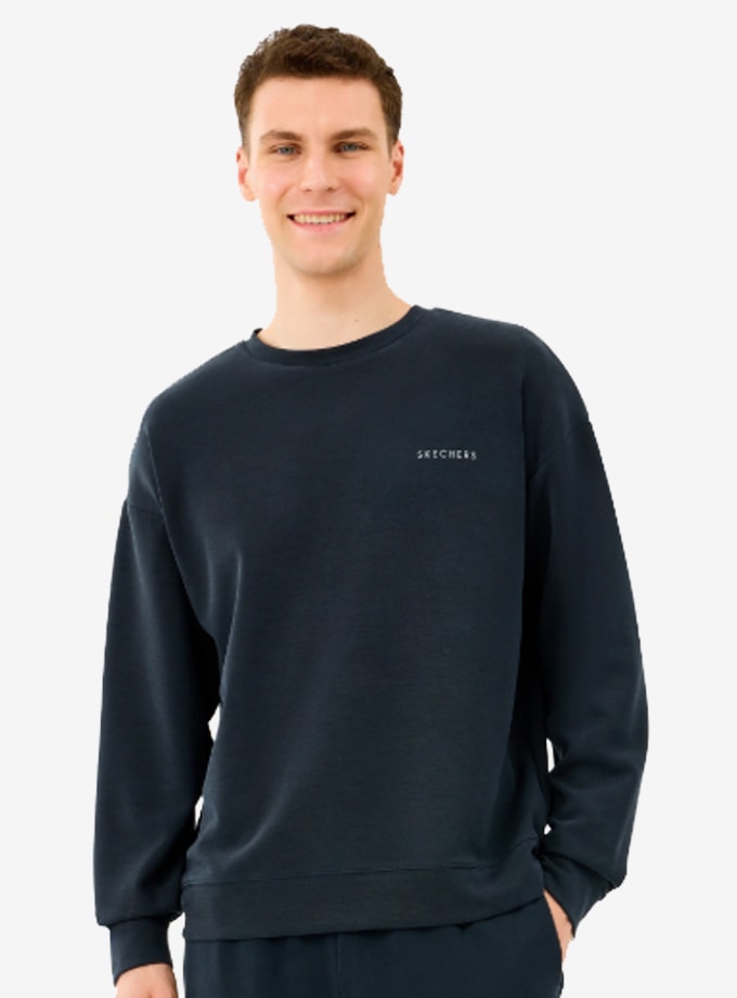 Skechers M Loose Crewneck Erkek Sweatshirt 