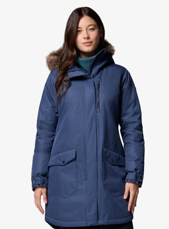 Columbia WL0885 Suttle Mountain Long Insulated Kadın Mont 1799751-465