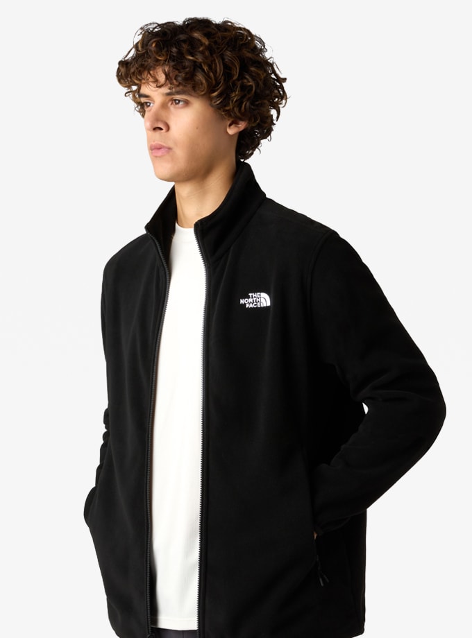 The North Face Glacier Fleece Full Zip Hiking Fleece Erkek Polar