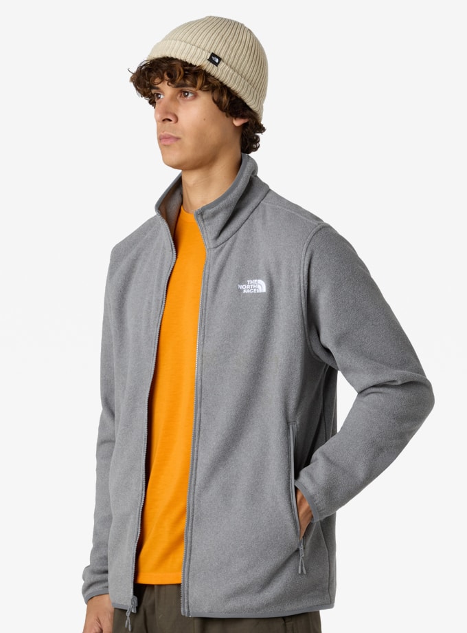 The North Face Glacier Fleece Full Zip Hiking Fleece Erkek Polar