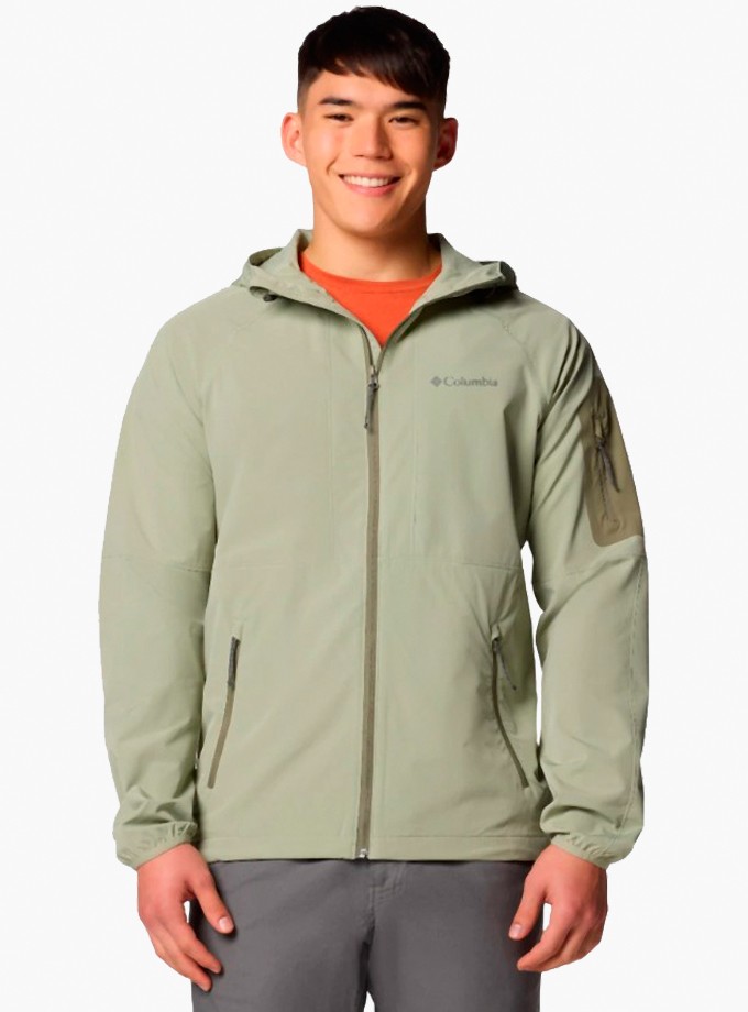 COLUMBIA WO9423 TALL HEIGHTS II HOODED SOFTSHELL Erkek Sweatshirt 2117211-348