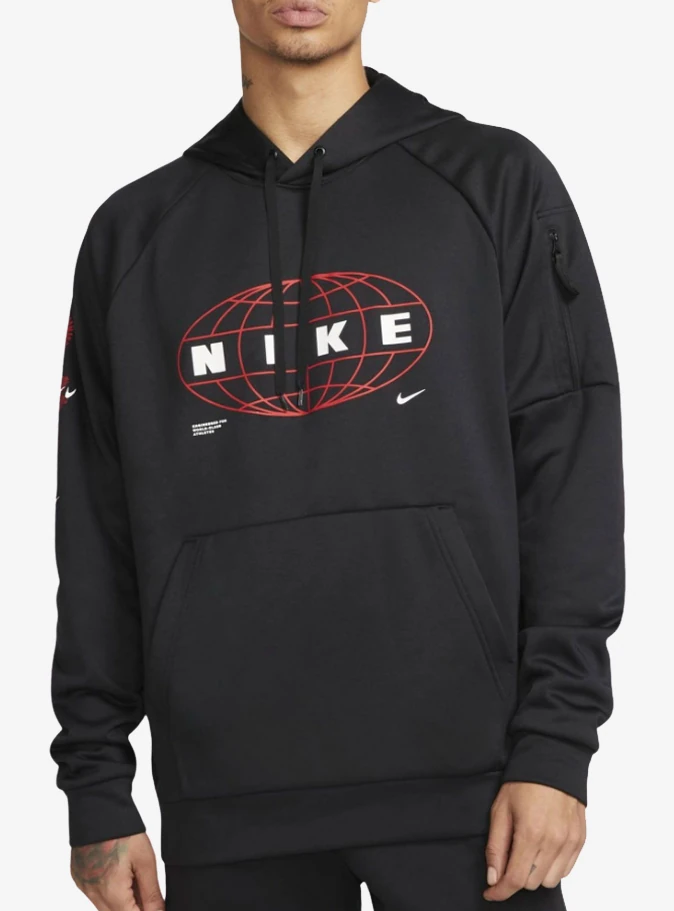 Nike DQ4840-010 Hanorac Therma-FIT Erkek Sweatshirt
