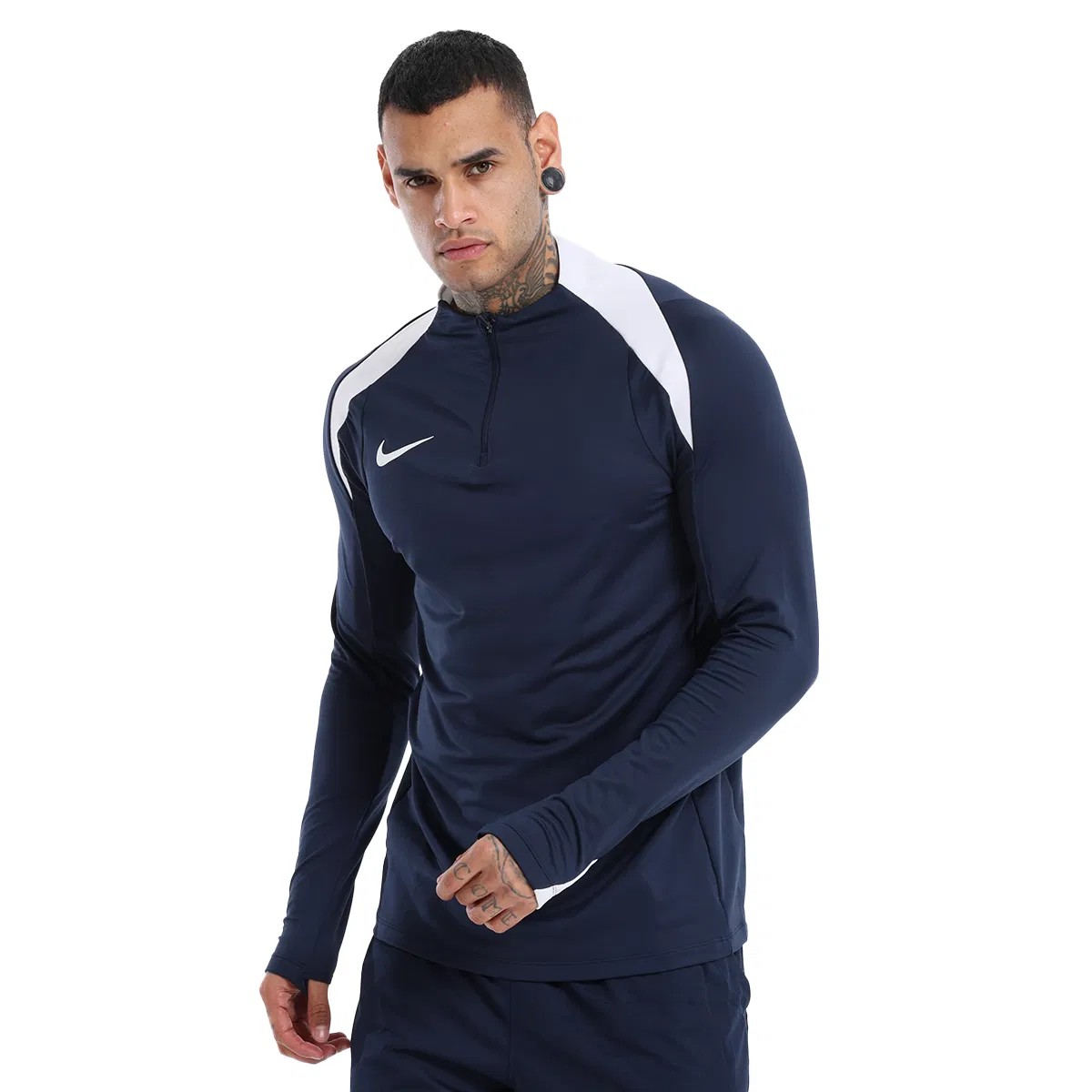 Nike  Strk24  Yarım Fermuarlı Erkek Eşofman Üstü (Sweatshirt)