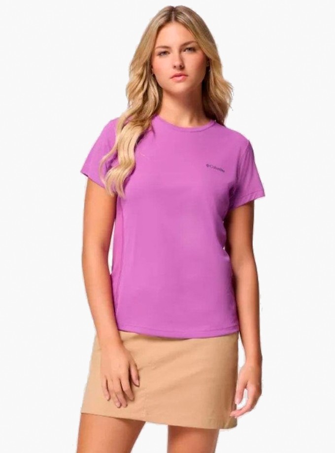 COLUMBIA AL8532 ZERO RULES LIGHT SS CREW Kadın T-Shirt 2131721-581