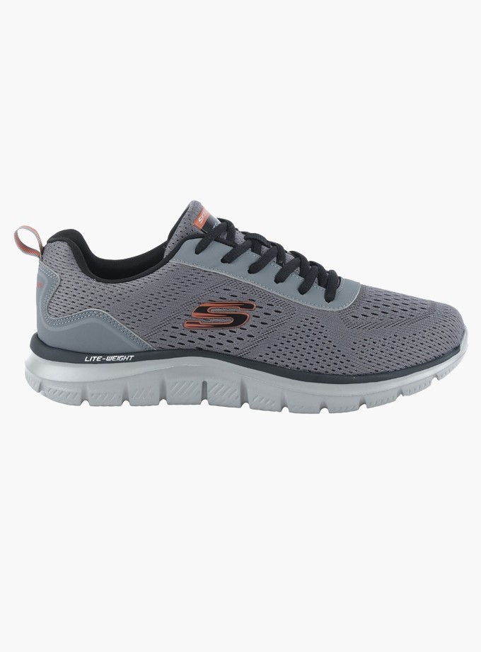 Skechers Track Leshur Erkek Gri Spor Ayakkabı 232758TK-CCOR