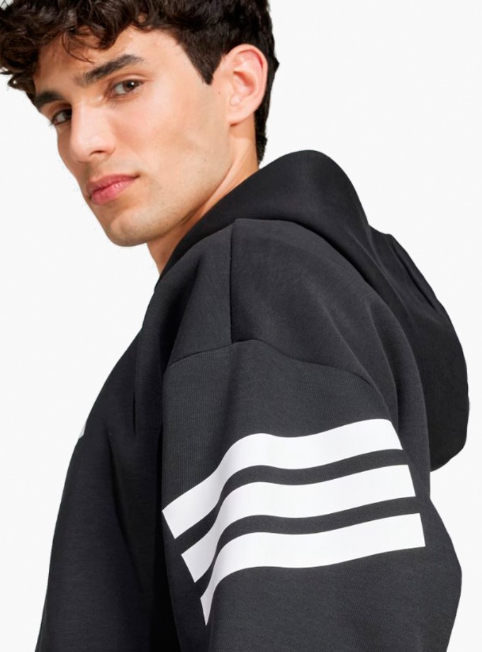 adidas Future Icons 3-Stripes Full-Zip Erkek Sweatshirt JD4827