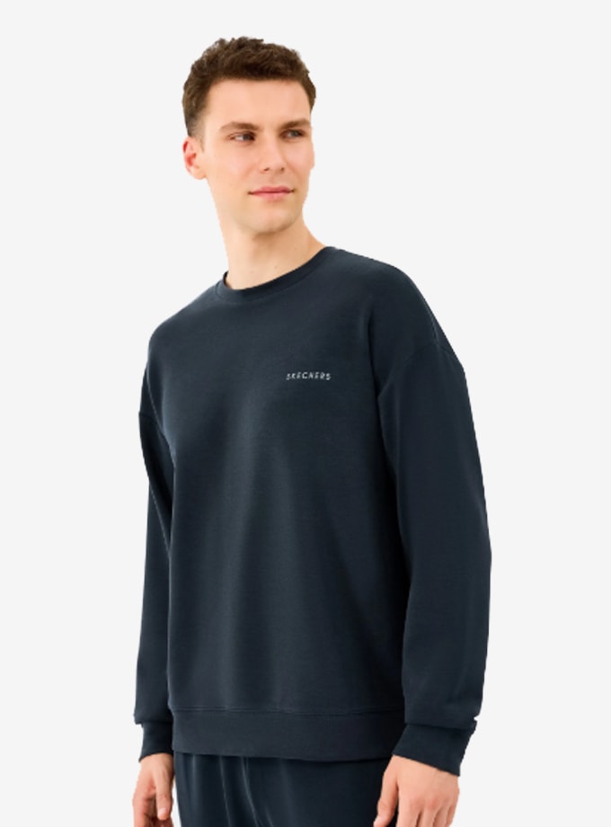 Skechers M Loose Crewneck Erkek Sweatshirt 