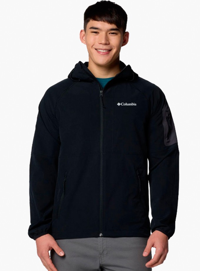 COLUMBIA WO9423 TALL HEIGHTS II HOODED SOFTSHELL Erkek Sweatshirt 2117211-010