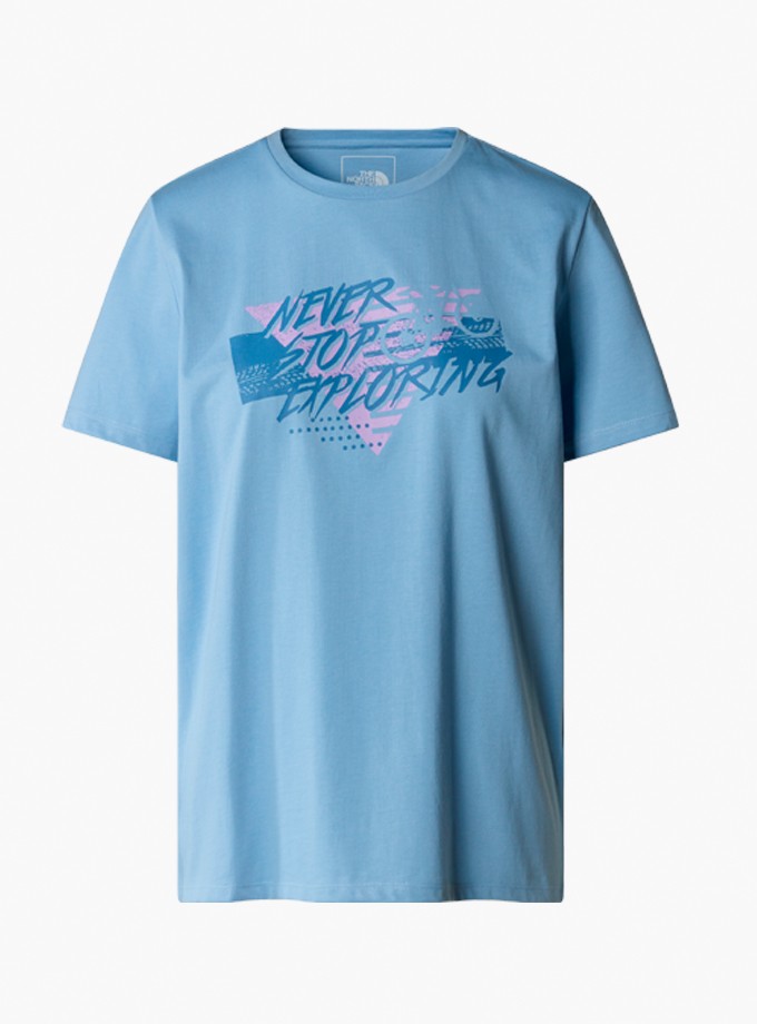 The North Face W Foundation Traces Graphic Tee Kadın T-Shirt NF0A882U- QEO