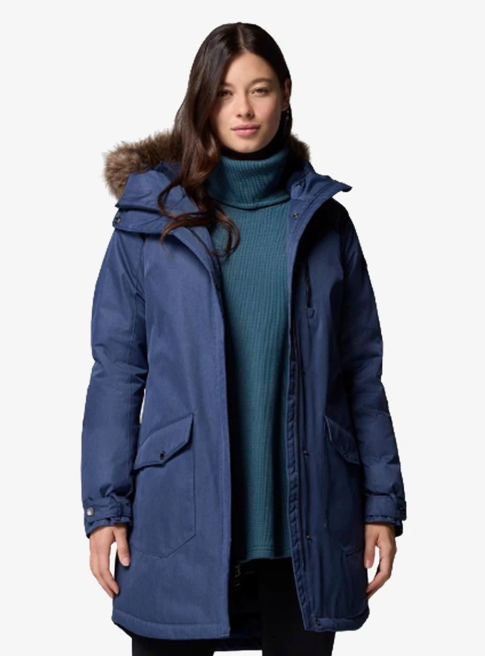 Columbia WL0885 Suttle Mountain Long Insulated Kadın Mont 1799751-465