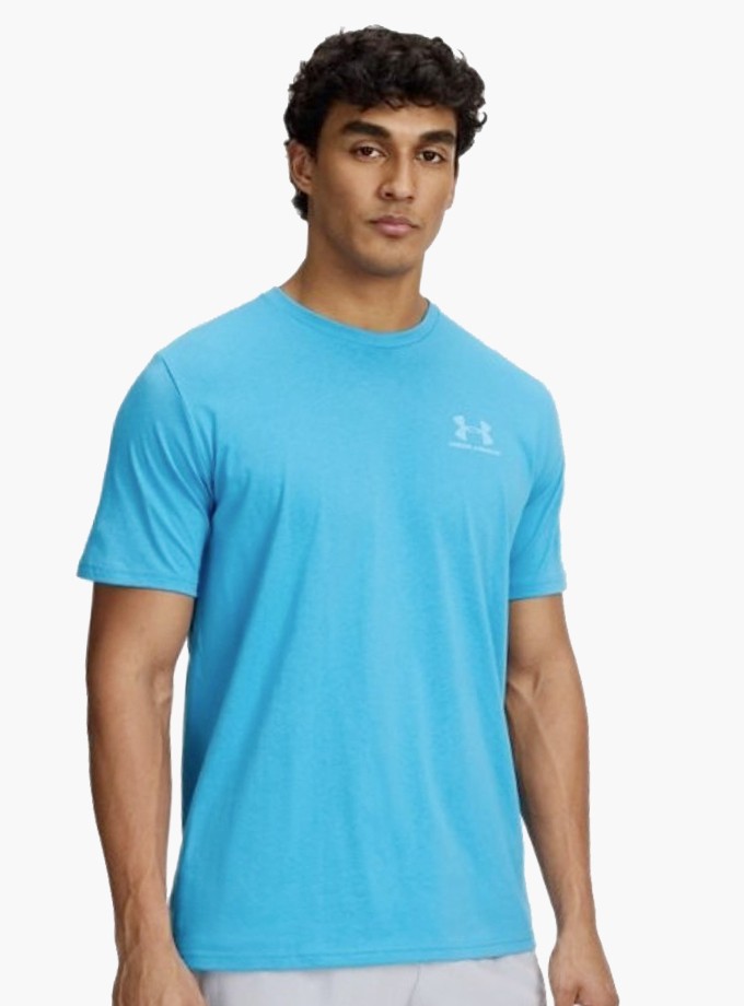 Under Armour UA Sportstyle Left Chest SS Erkek Tişört 1326799-453