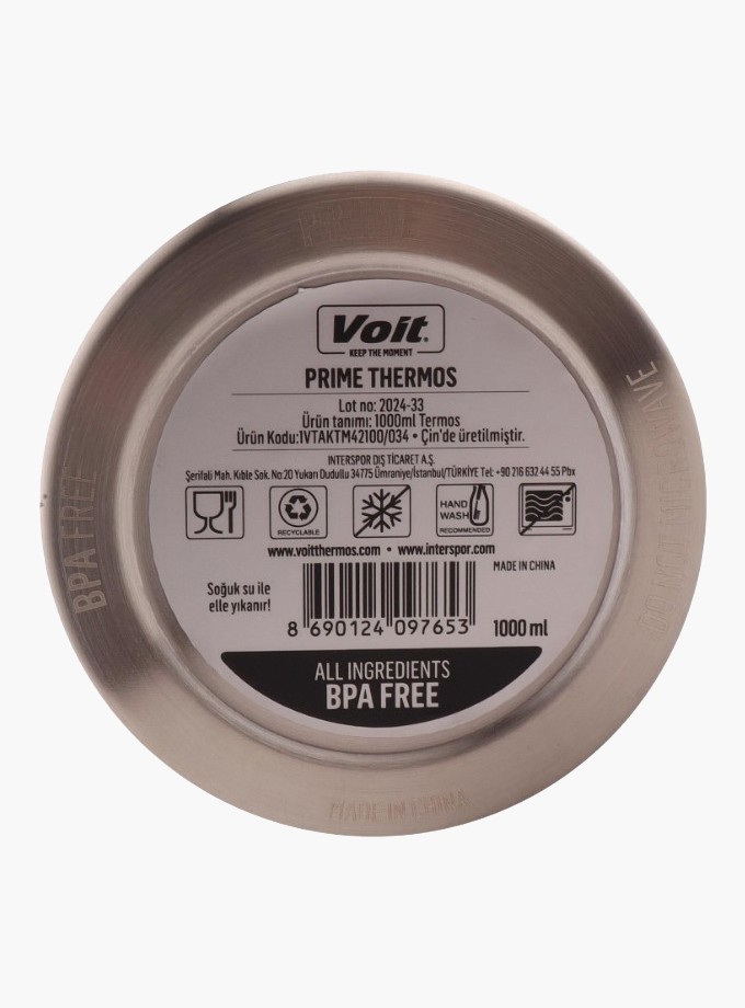 Voit Prime Thermos 1000ML Unisex Termos 1VTAKTM42100-034