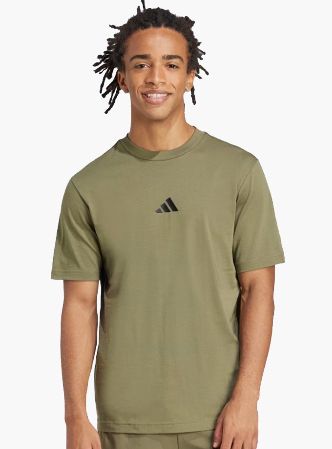 adidas Essentials Small Logo Single Jersey Erkek T-shirt JF1097