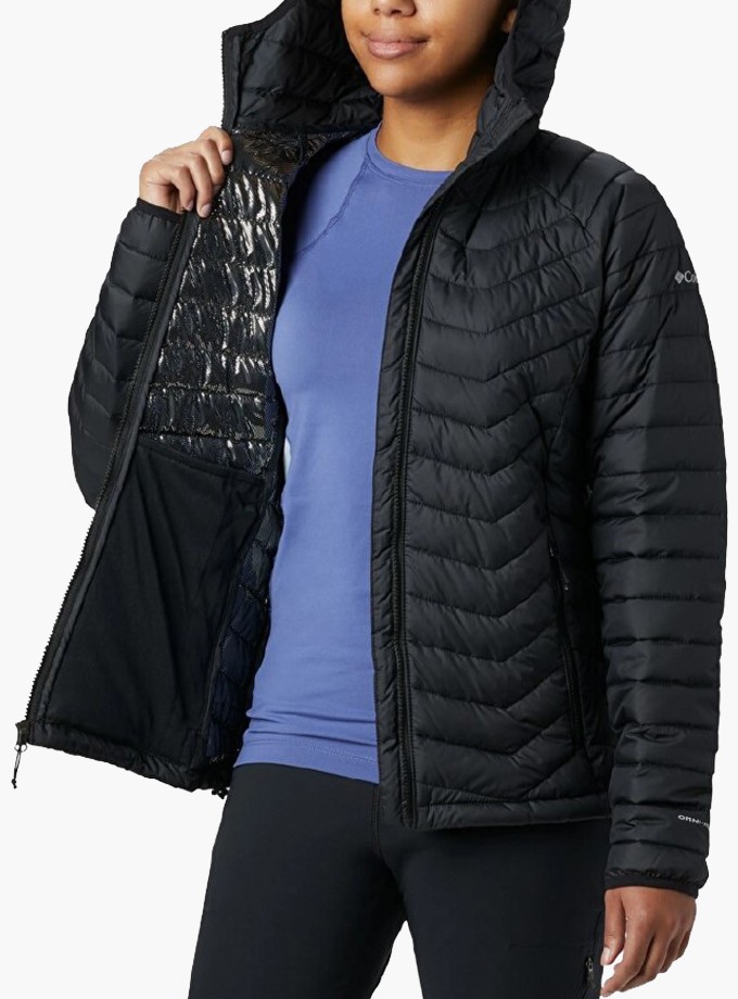 Columbia Kadın Siyah Powder Lite Hooded Mont 1699071-011