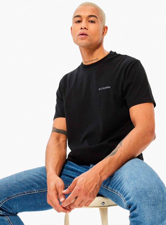 Columbia CS0282 CSC M Basic SM Logo Brushed SS Tee Erkek T-Shirt 9110151-010