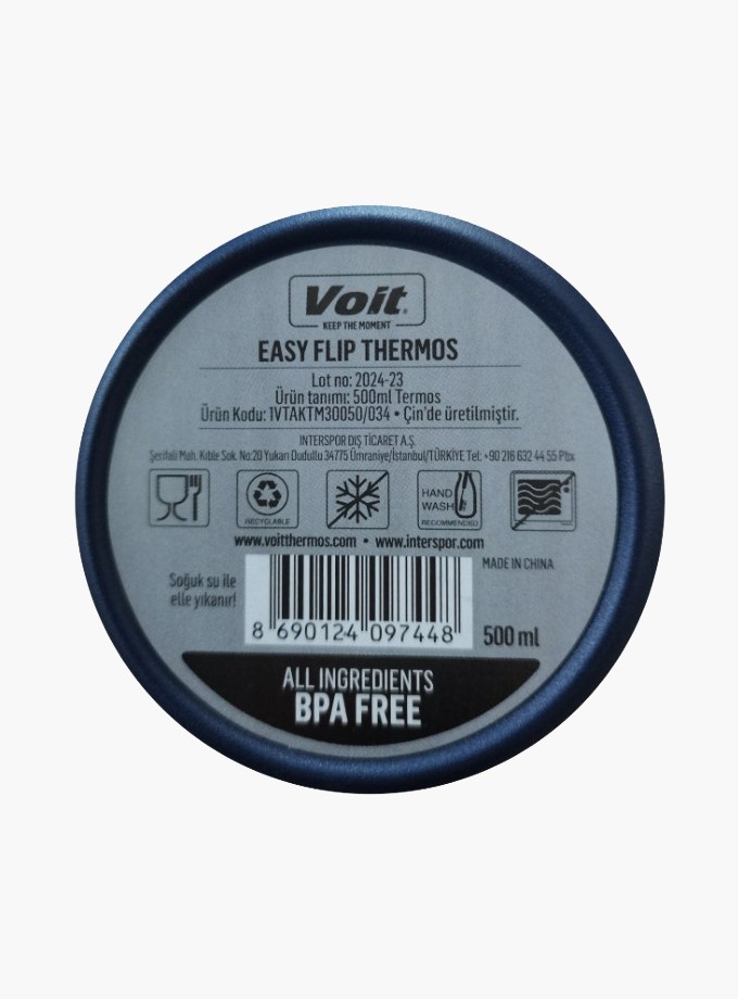 Voit Easy Flip Thermos 500ML Unisex Termos 1VTAKTM30050-034