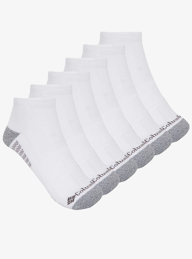 Columbia C1184 Athletic Fashion No-Show With Pique Footbed 6'lı Kadın Çorap