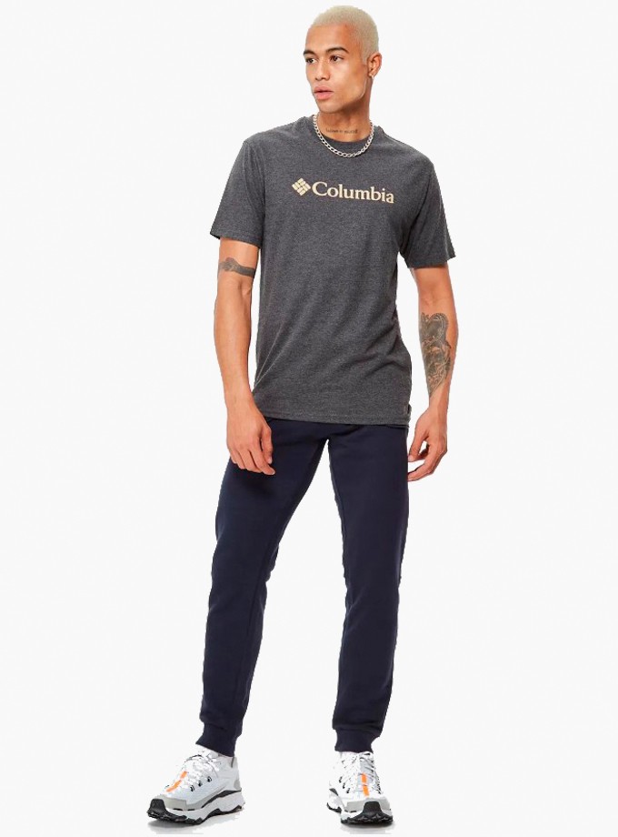 Columbia CS0287 CSC M Basic Big Logo Brushes SS Tee Erkek T-Shirt 9110141-012