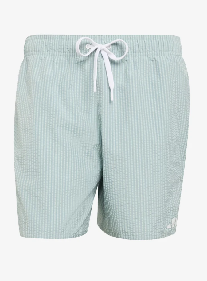 adidas JZ0590 Seersucker Çizgili 5 inç Erkek Şort Mayo