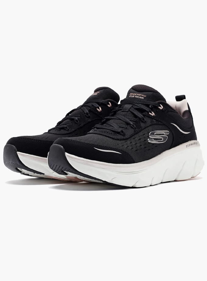 Skechers D'Lux Walker 2.0 Kadın Spor Ayakkabı 150103-BKRG