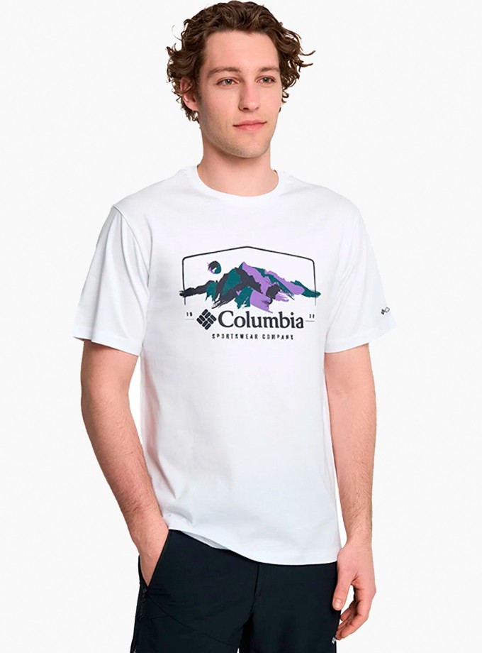 COLUMBIA CS0411 CSC M BRUSH WITH NATURE SS TEE Erkek T-Shirt 9110831-100