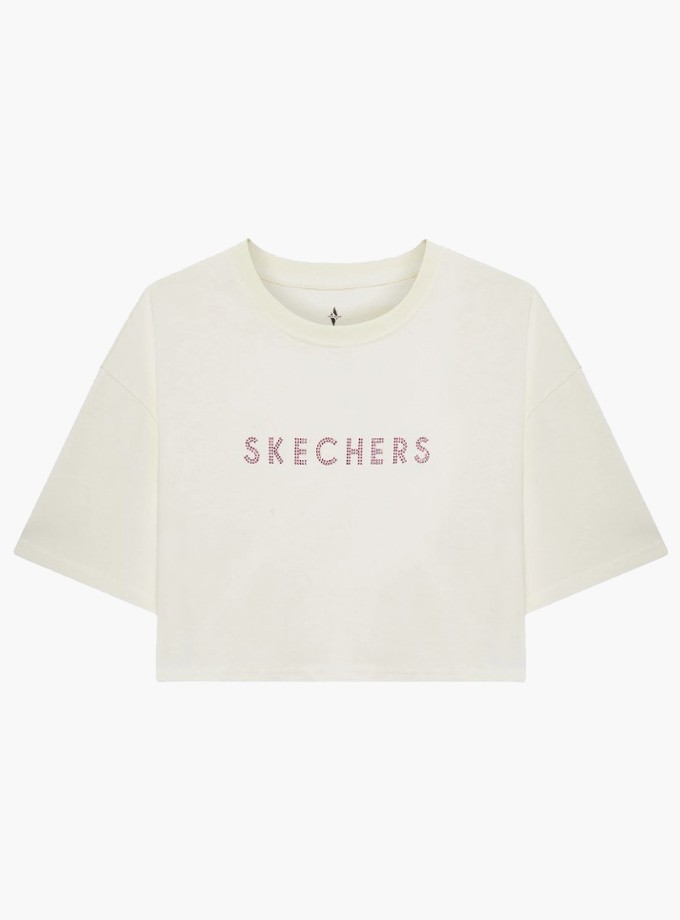 Skechers W Crop Fit Graphic Tee Kadın T-Shirt S2510147-102