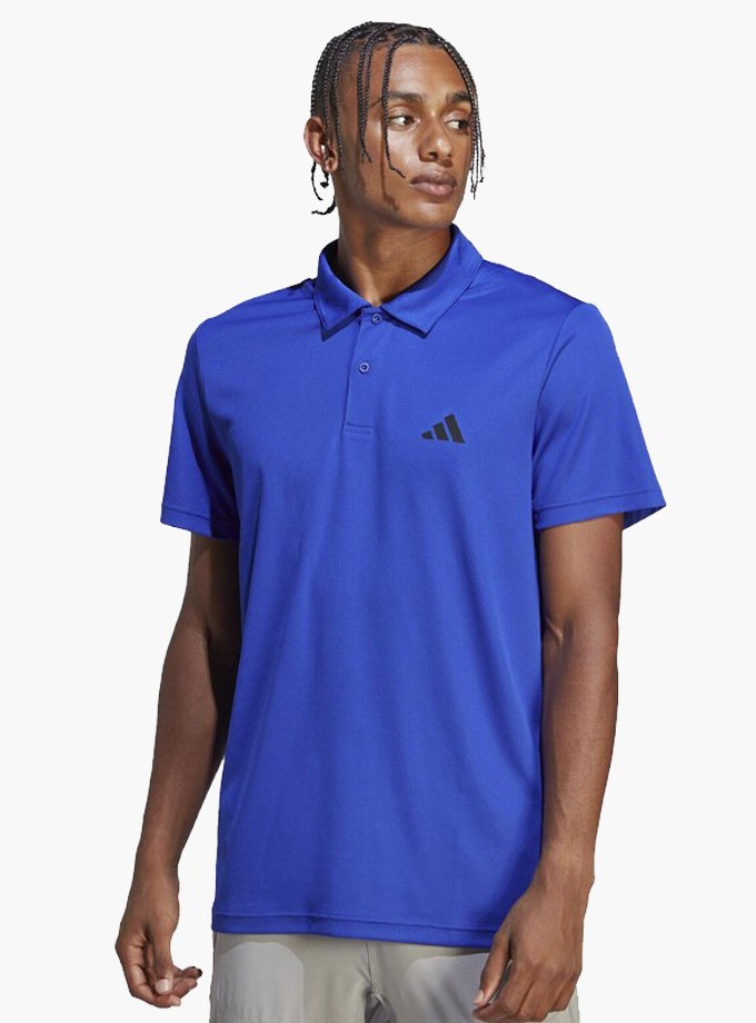 adidas Train Essentials Base Erkek Lacivert Polo Yaka T-Shirt IB1170