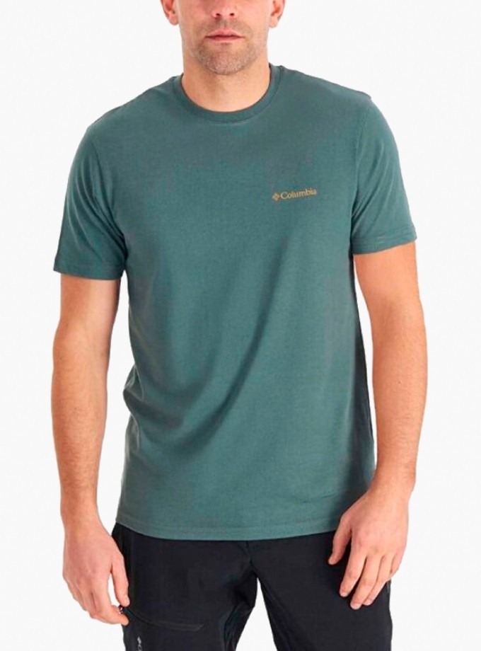 Columbia CS0282 CSC M Basic SM Logo Brushed SS Tee Erkek T-Shirt 9110151-353