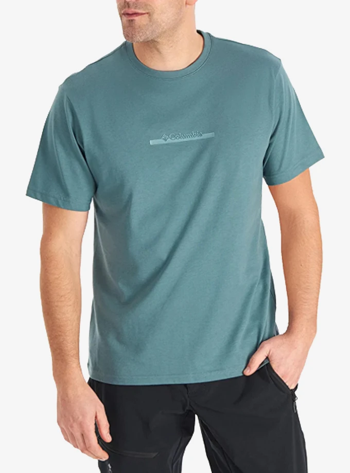Columbia CS0121 CSC M Bar Split Graphic SS Tee Erkek T-Shirt 9120180-346