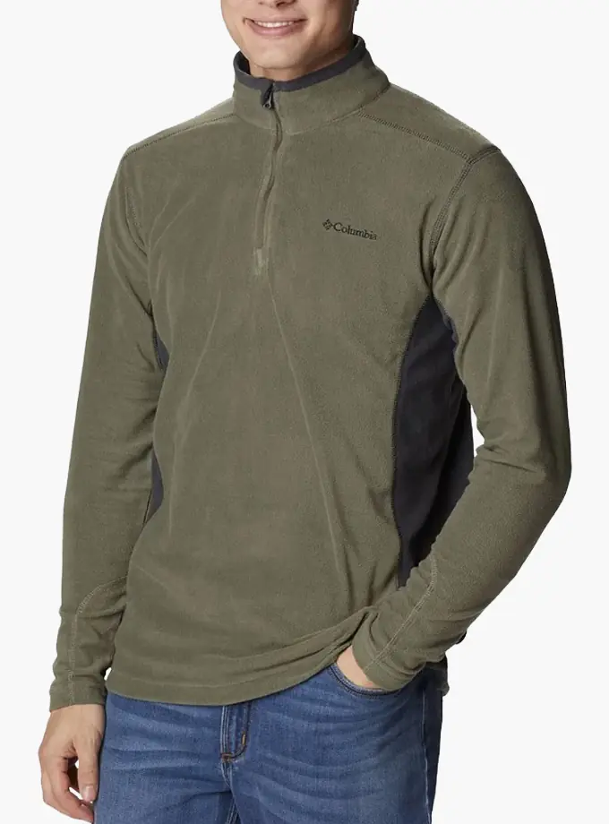Columbia AM6558 Klamath Range II Half Zip Erkek Polar 1352471-397