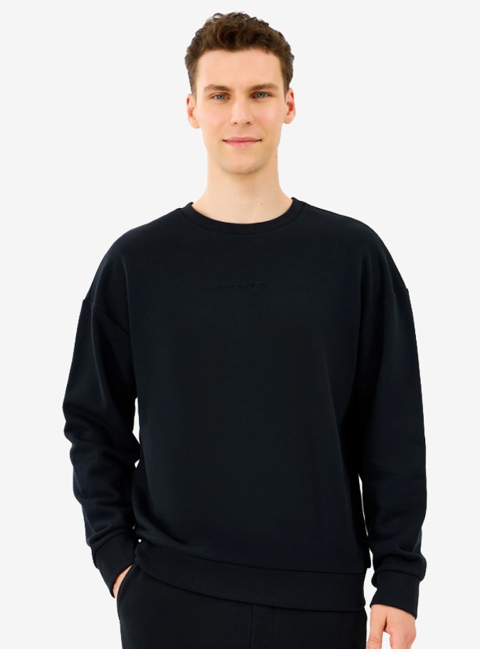 Skechers M Essential Crewneck Erkek Sweatshirt