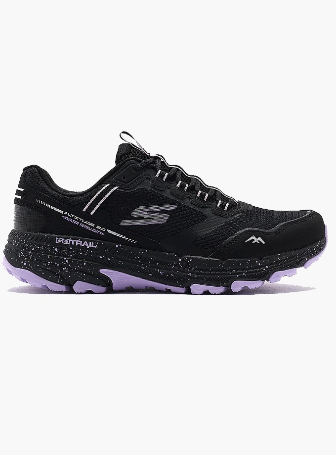 Skechers Go Run  Ravine Kadın Koşu Ayakkabısı 129525_BKLV