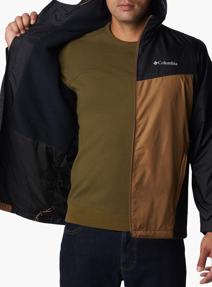 Columbia XM0676 Glennaker Sherpa Lined Erkek Siyah Yağmurluk