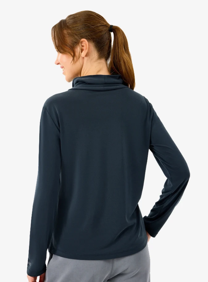 Skechers S2520185-3817 W Turtle Neck Longsleeve Softluxe Kadın T-shirt