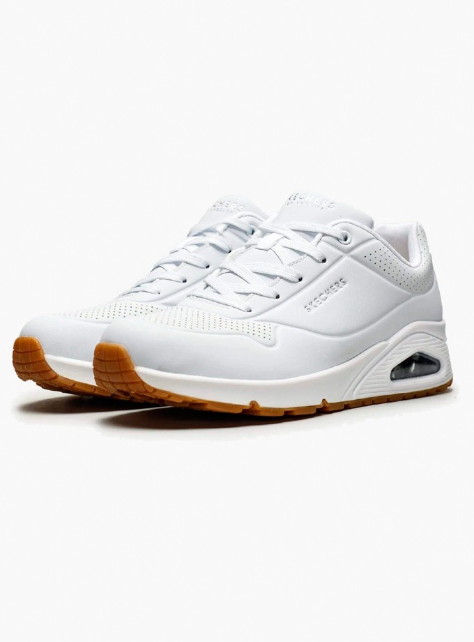 Skechers Uno Court Kadın Spor Ayakkabı 73690-WHT