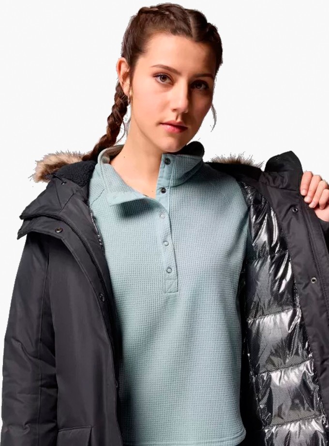 Columbia WL0885 Suttle Mountain Long Insulated Kadın Mont