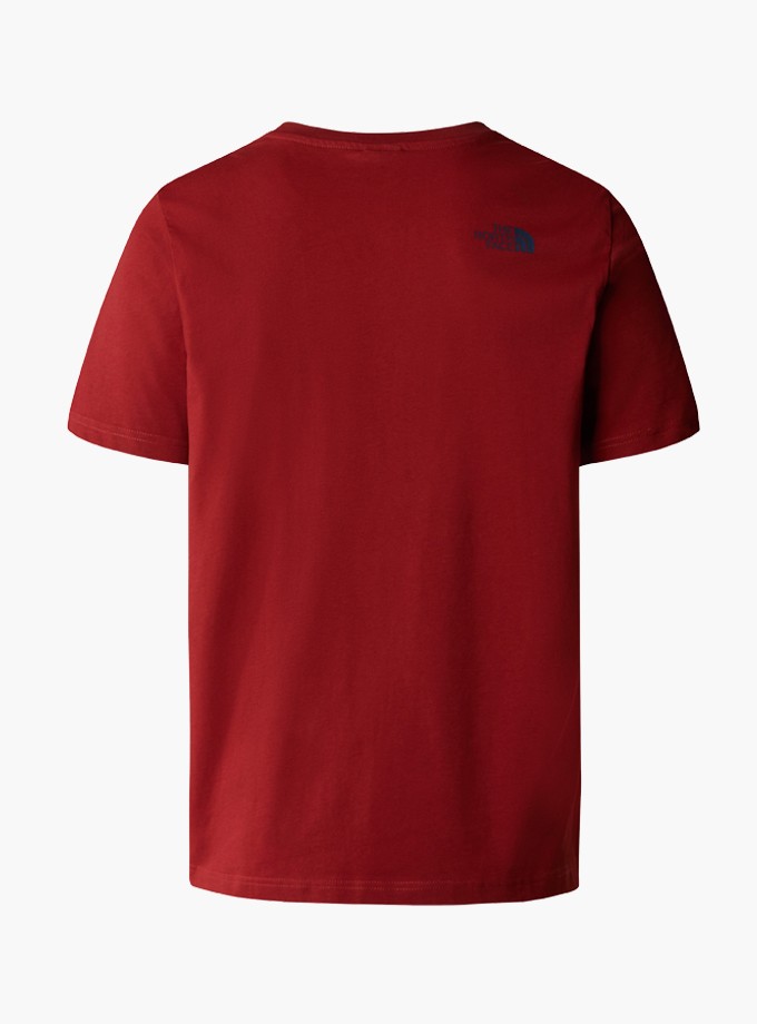 The North Face Nf0A87Nw M S/S Rust 2 Tee Erkek T-Shirt NF0A87NW-POJ